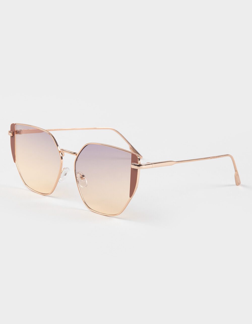 RSQ Oversized Metal Sunglasses