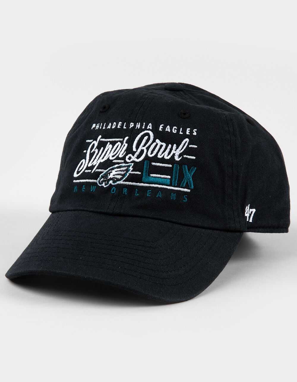 47 BRAND Super Bowl LIX Philadelphia Eagles '47 Clean Up Strapback Hat