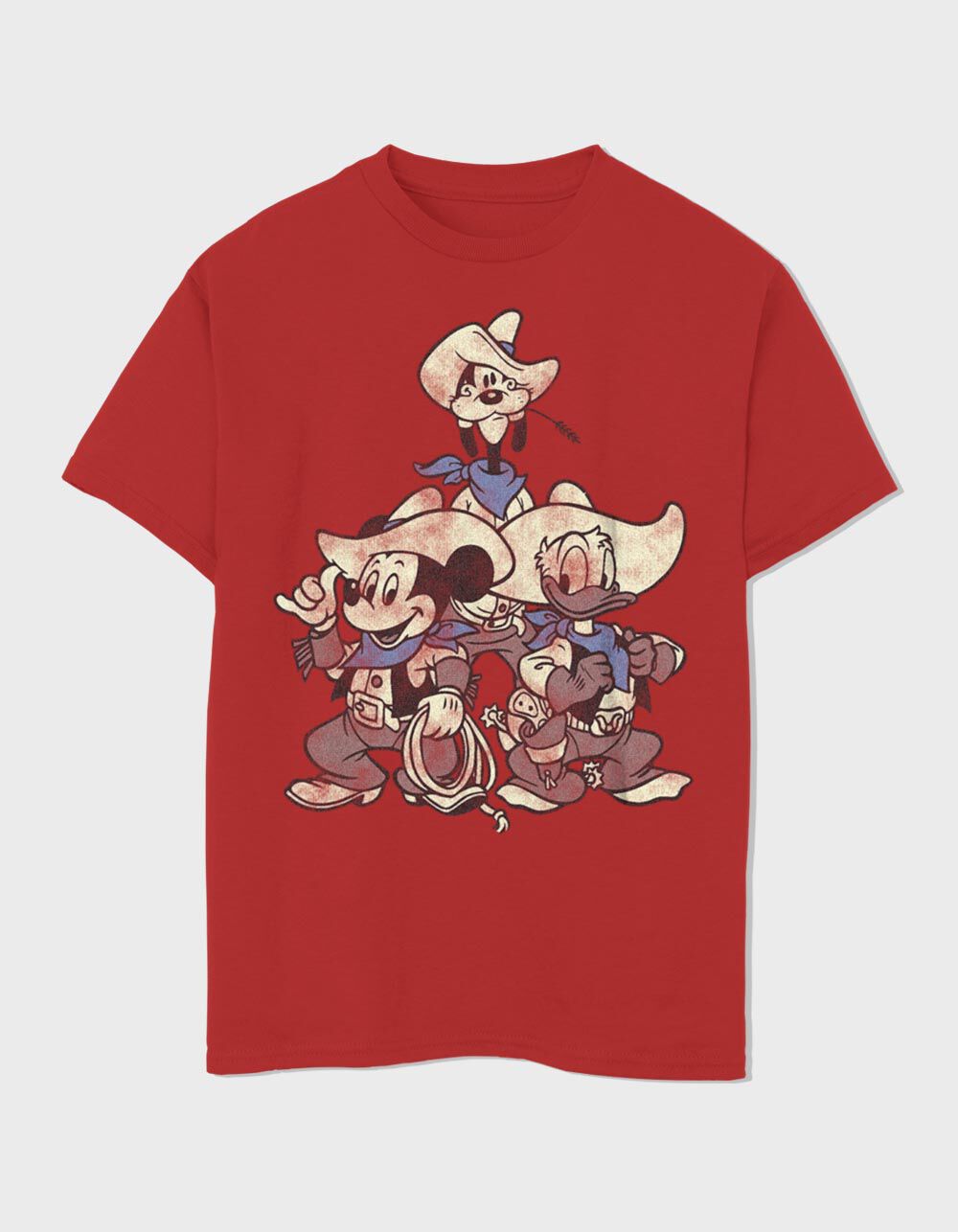 DISNEY Retro Cowboys Distressed Unisex Kids Tee