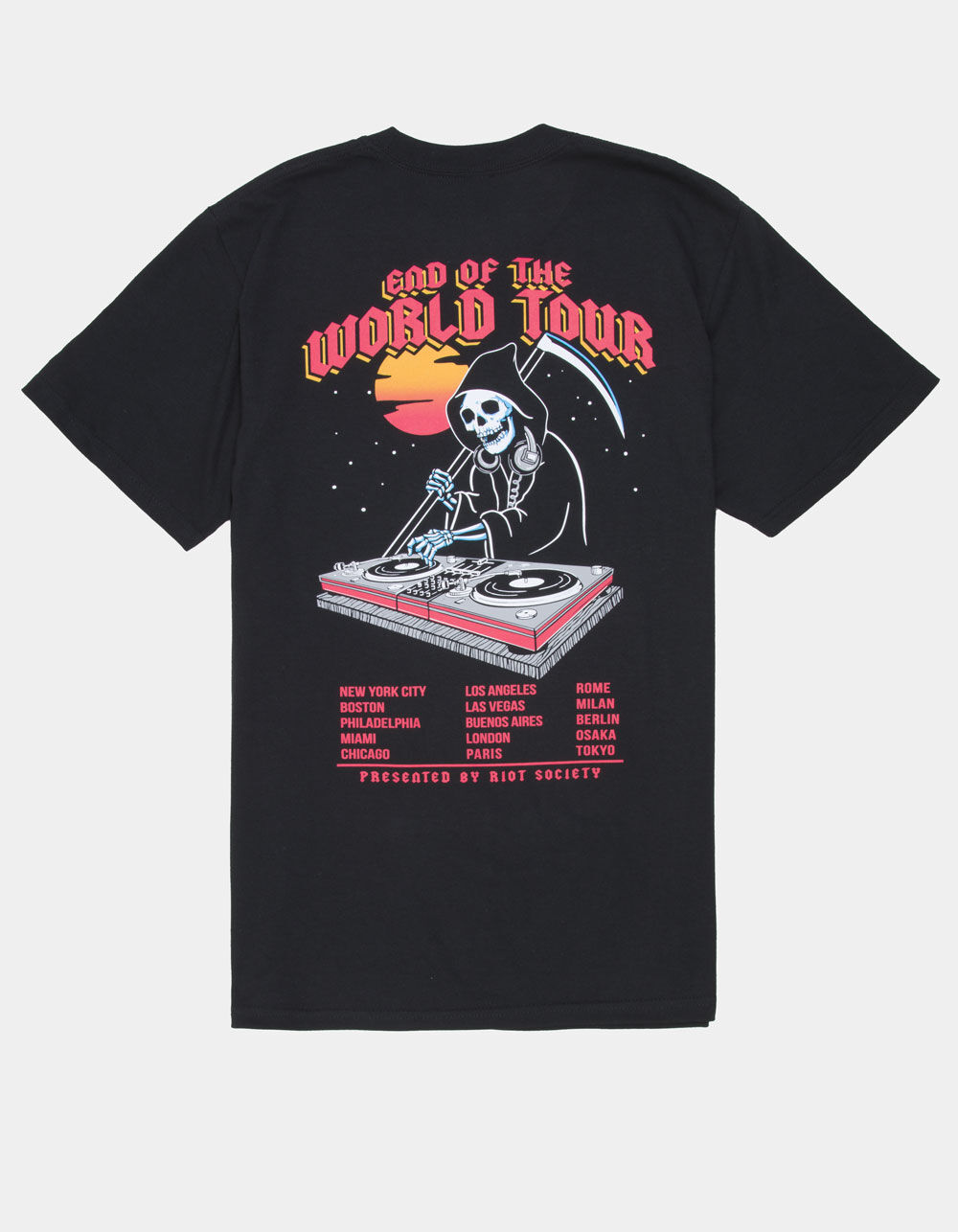 RIOT SOCIETY End Of World Tour Mens Tee