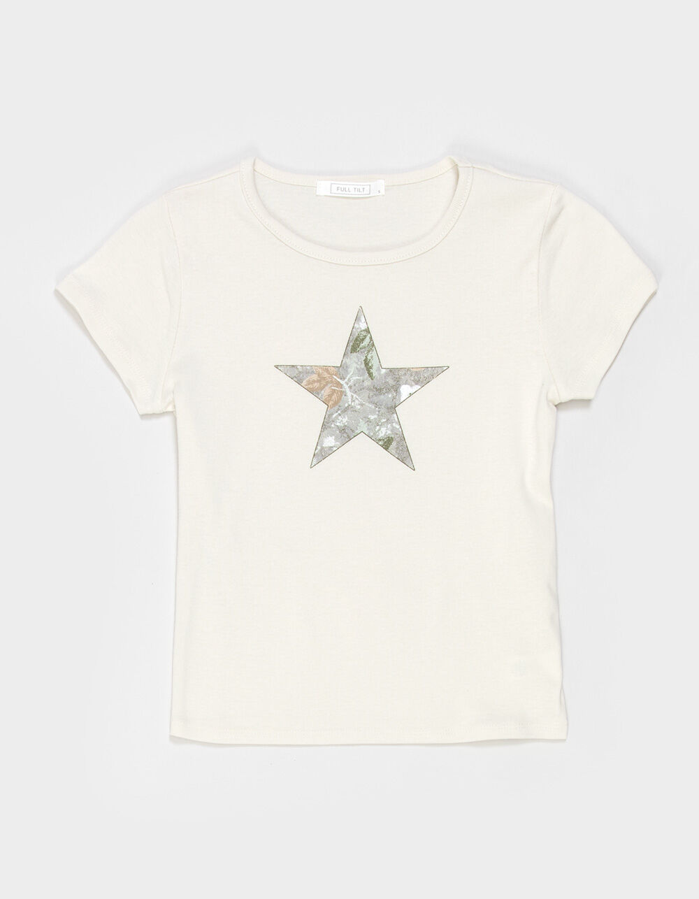 FULL TILT Camo Star Girls Tee