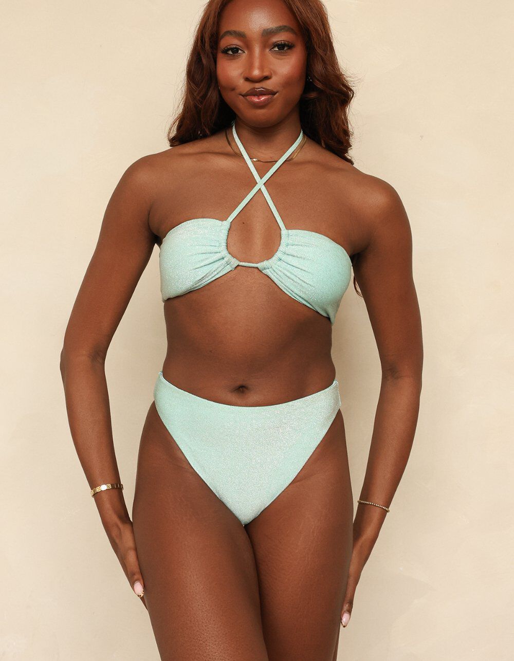 DIPPIN' DAISY'S Seashore High Waist Cheeky Bikini Bottoms