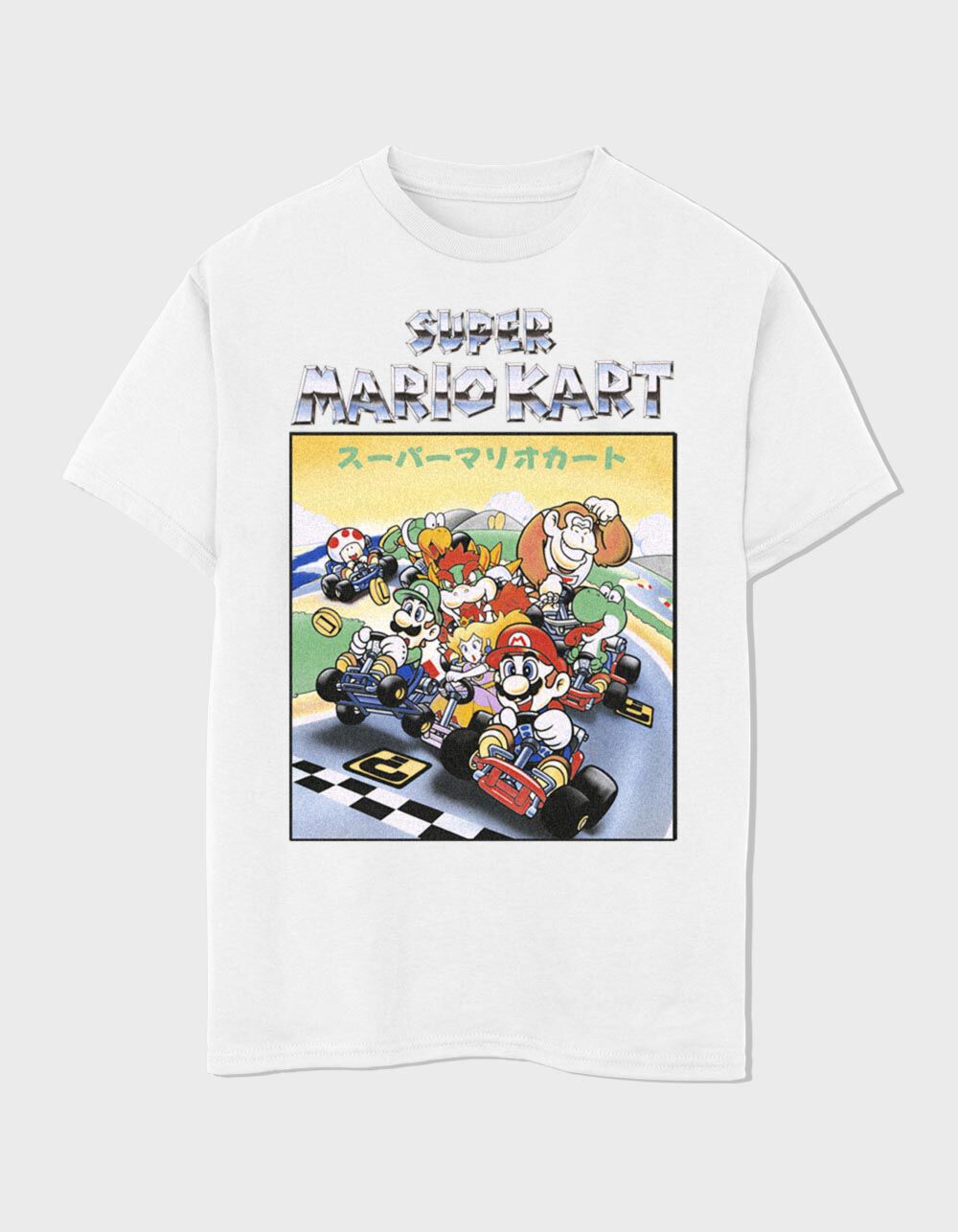 NINTENDO Super Mario Kart Kanji Unisex Kids Tee