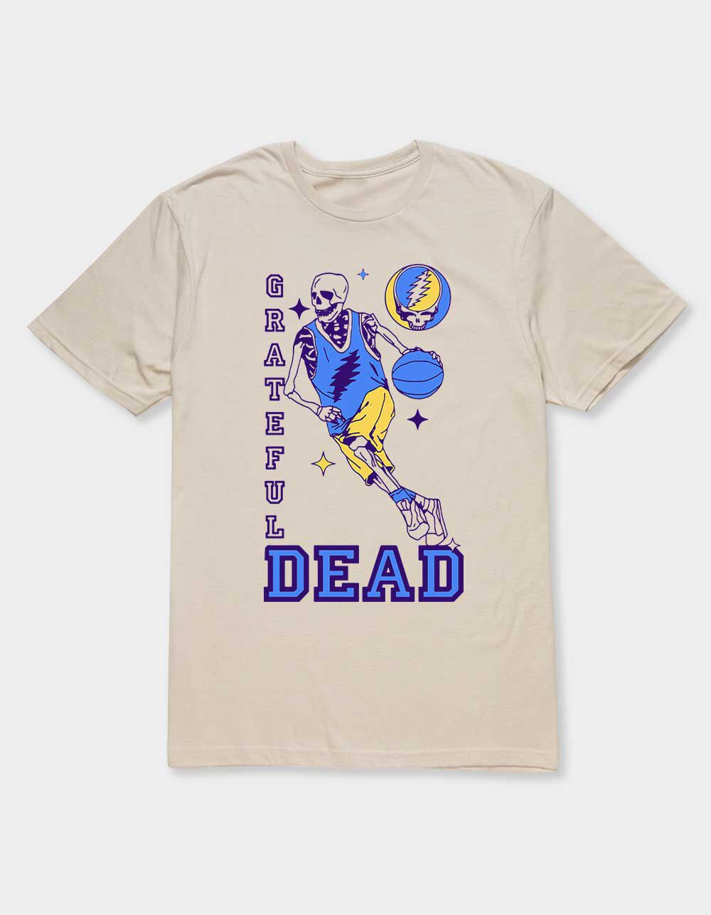 GRATEFUL DEAD Skeleton Basketball Unisex Tee
