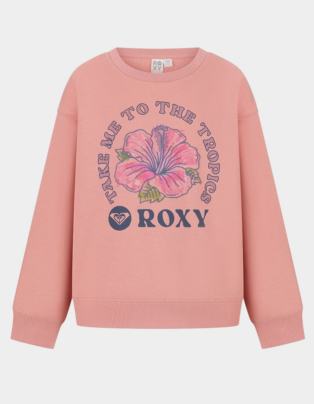 ROXY Hibiscus Girls Crewneck Sweatshirt