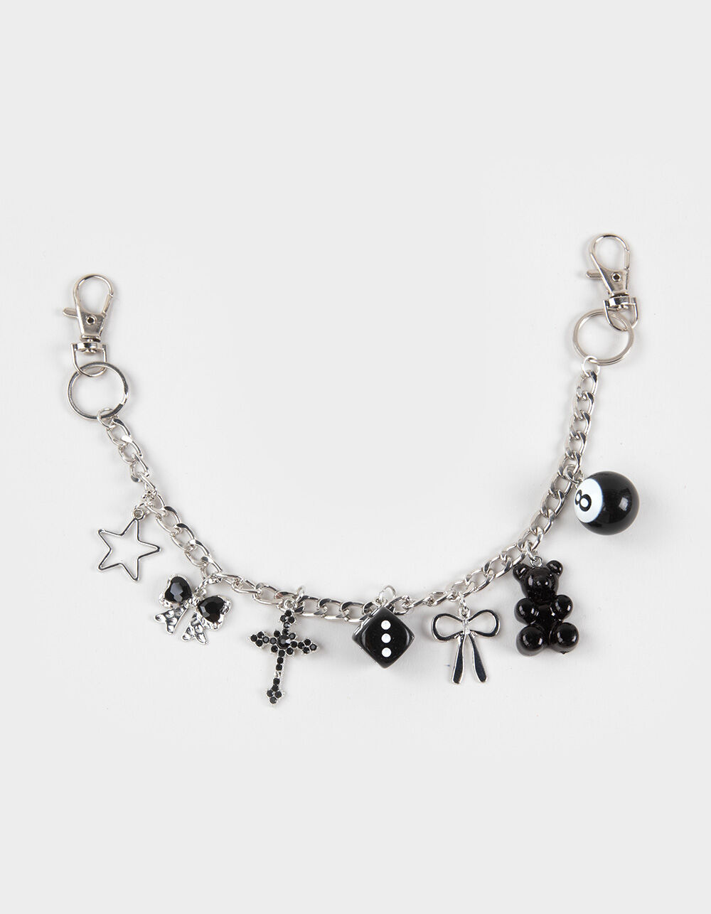 FULL TILT Multi Charm Punk Bag Chain