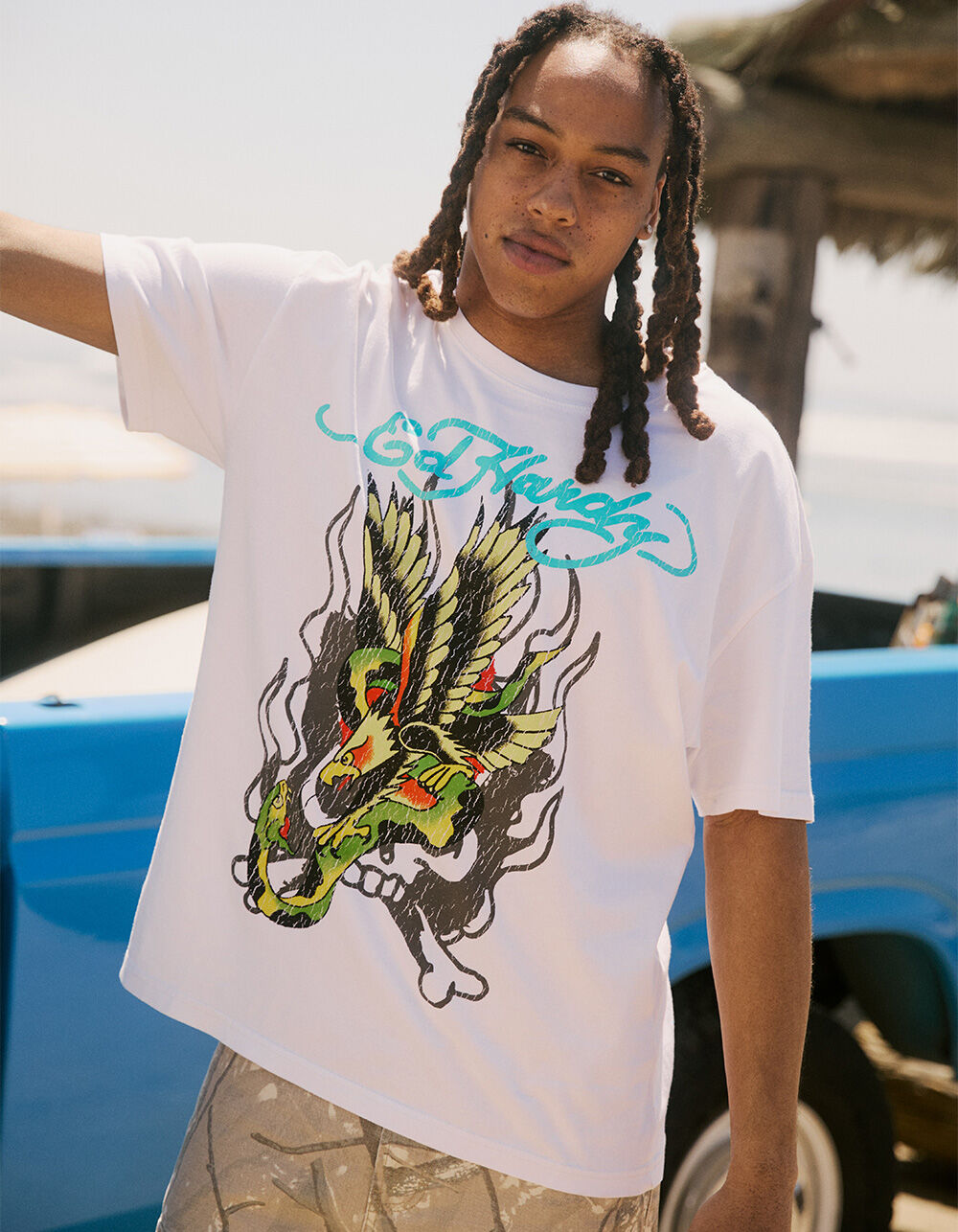 ED HARDY Eagle Snake Mens Tee