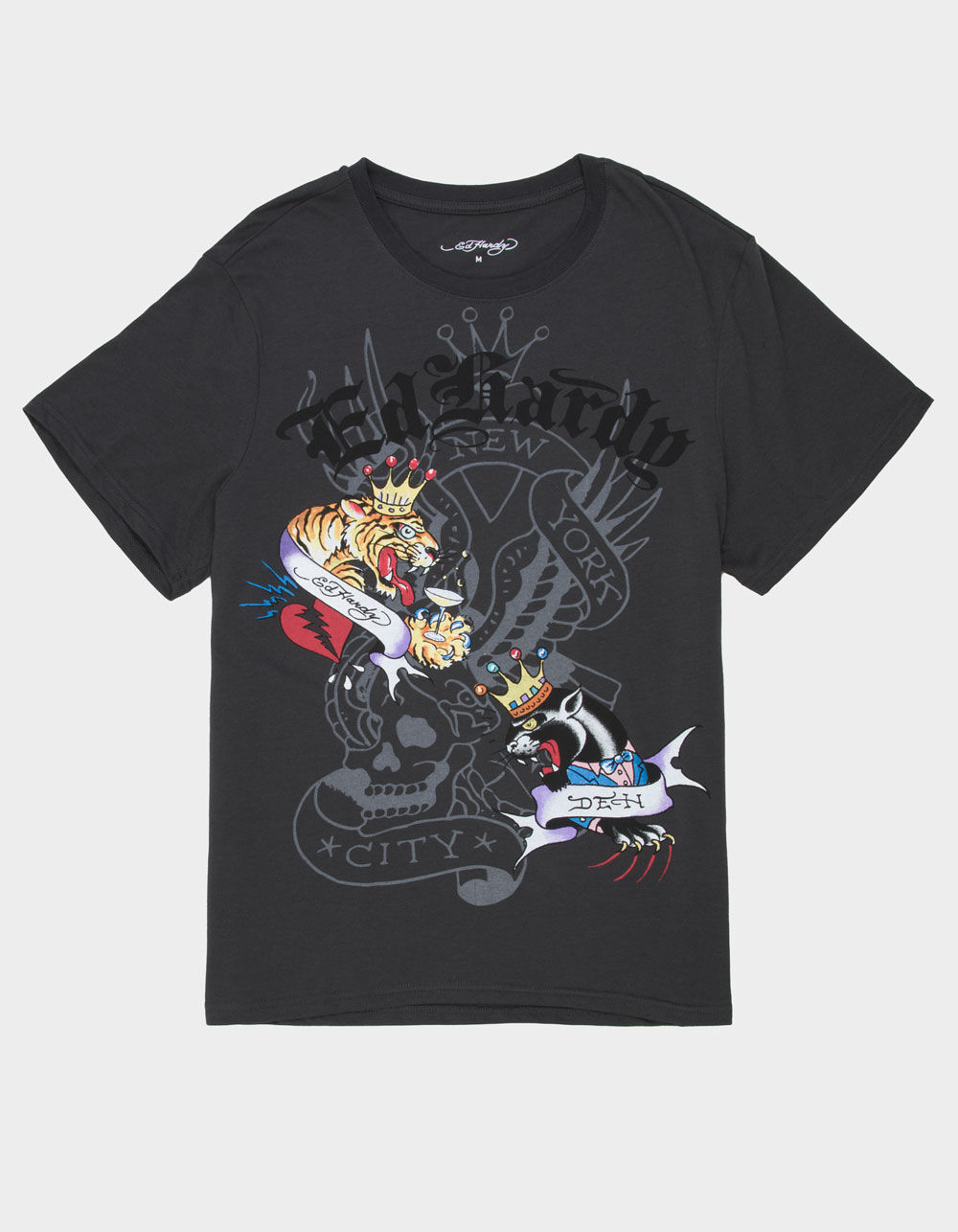 ED HARDY Tiger Panther Mens Tee