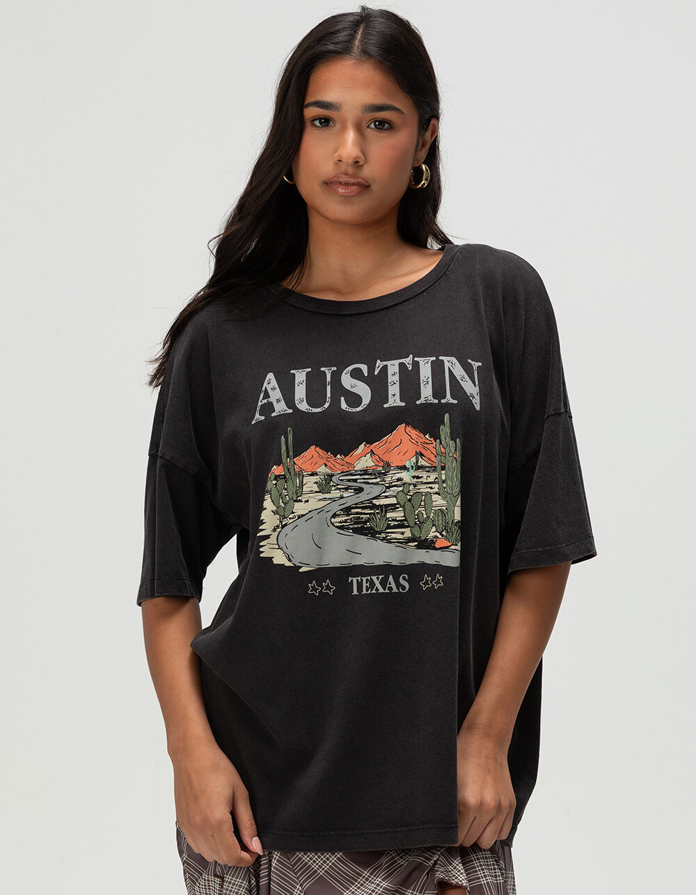 NOISY MAY Austin Womens Boyfriend Tee