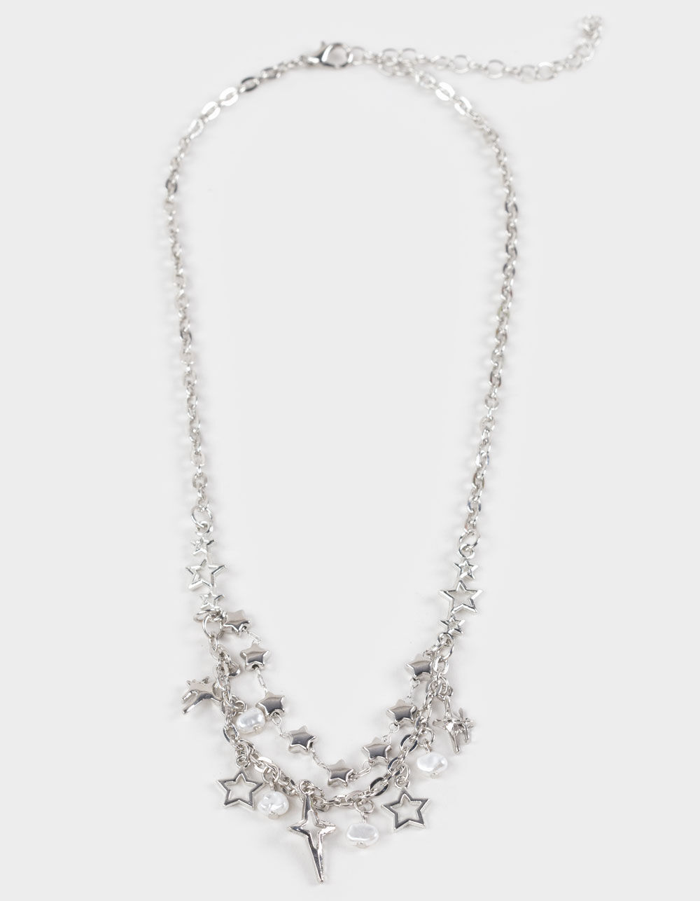 FULL TILT Layered Star Stone Necklace