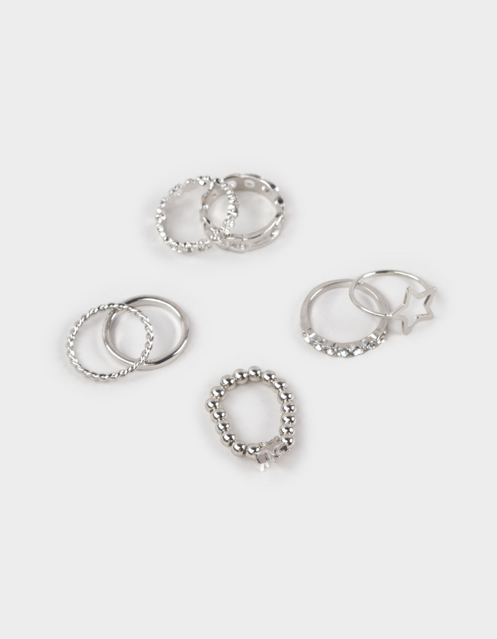FULL TILT 7 Pack Star/Heart/Chain Rings