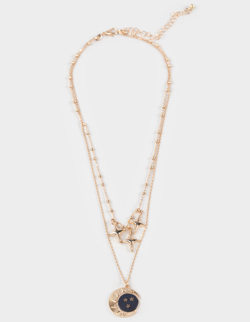 FULL TILT Star And Moon Layered Necklace