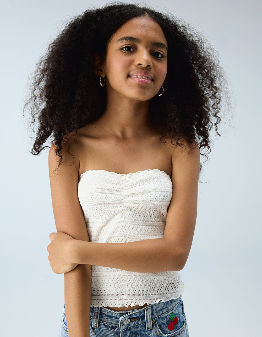 RSQ Girls Lace Tube Top