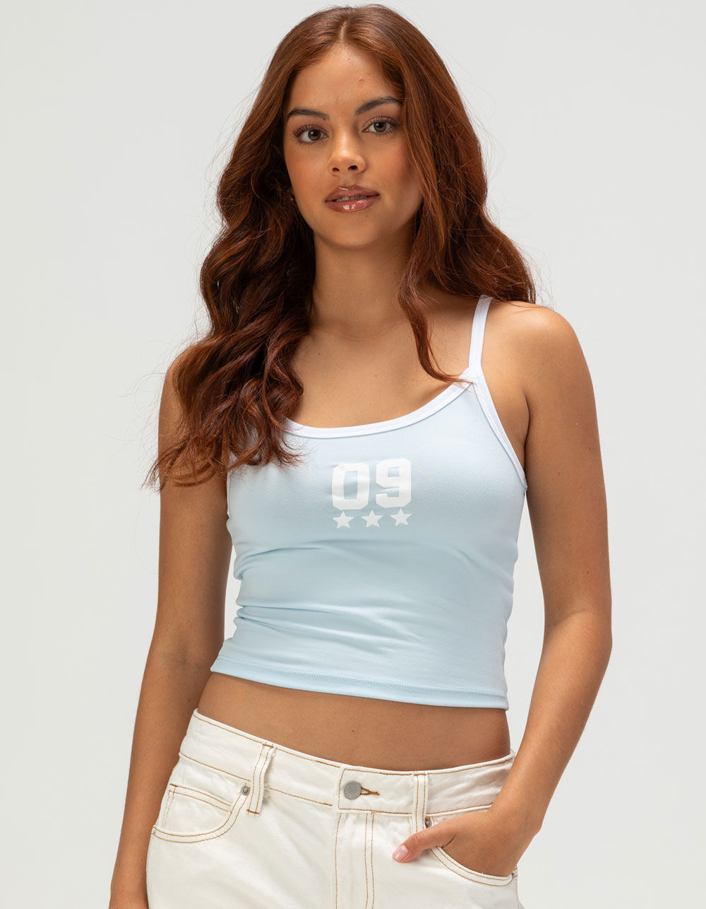 RSQ Womens 09 Star Puff Tank Top
