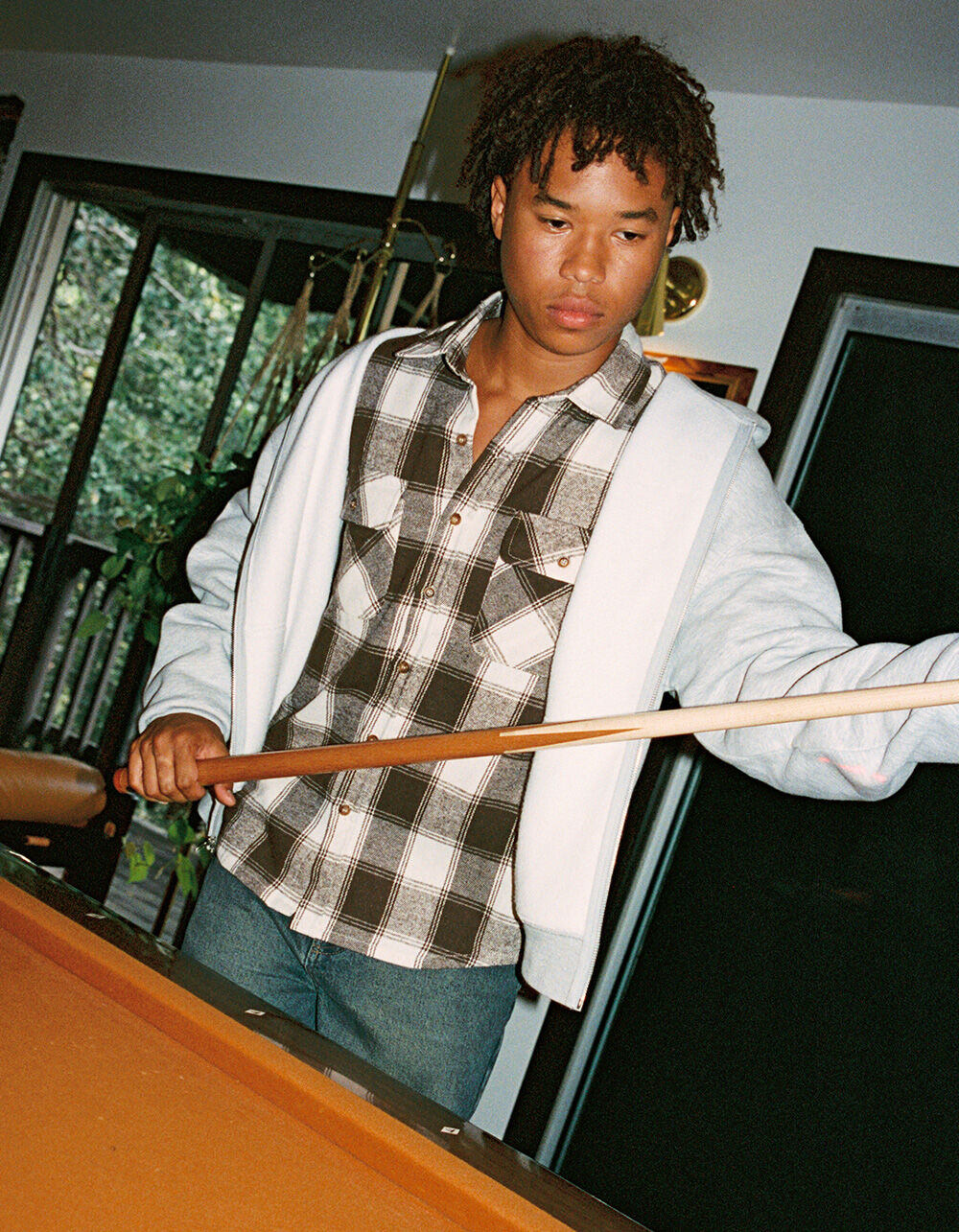 RSQ Mens Oversized Zip-Up Hoodie