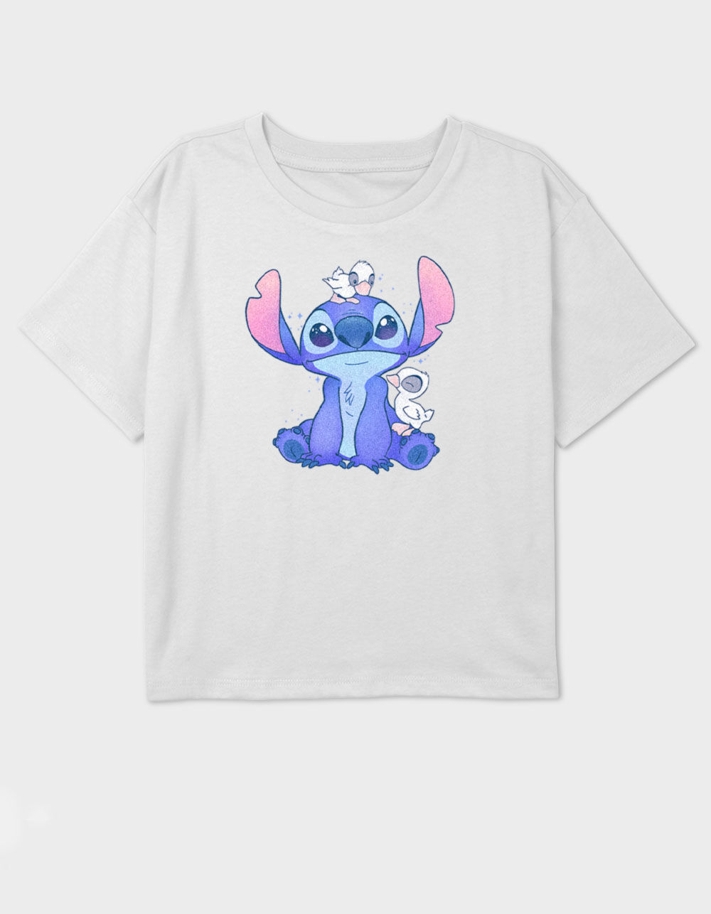 LILO & STITCH Cute Ducks Girls Crop Tee