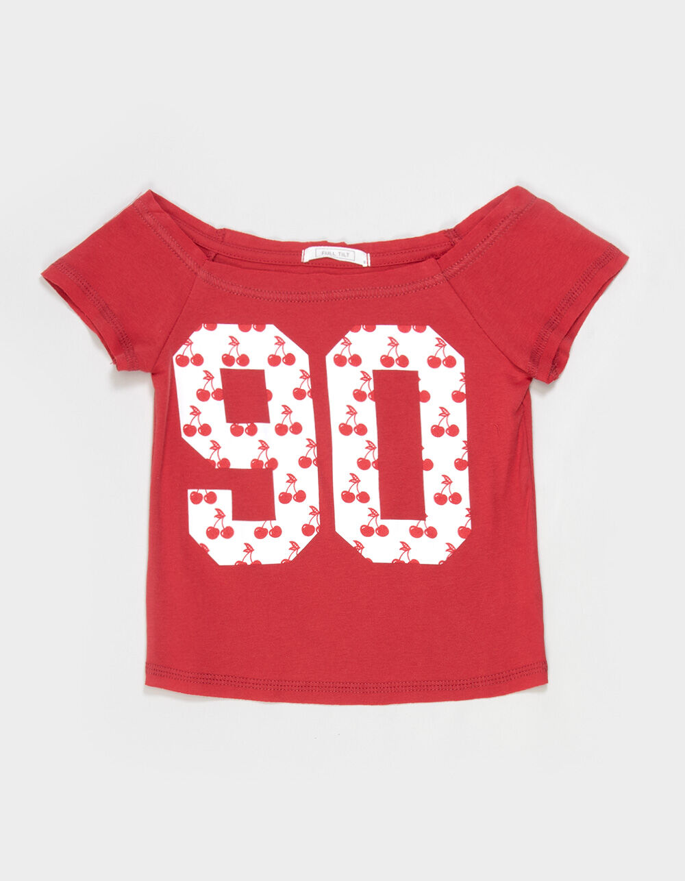 FULL TILT 90 Cherry Fill Girls Scoop Neck Top