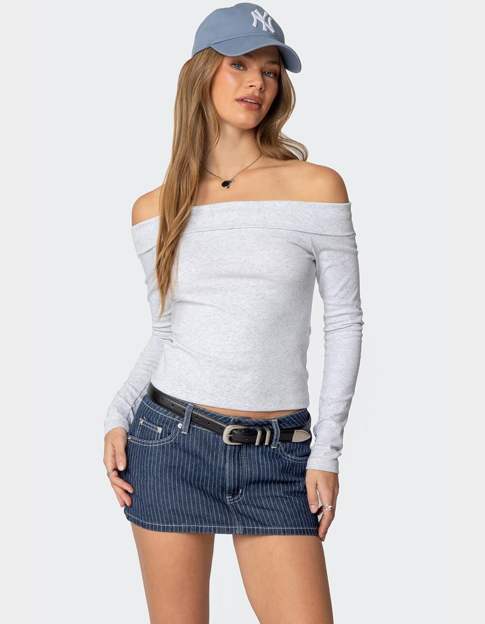 EDIKTED Claudie Fold Over Top