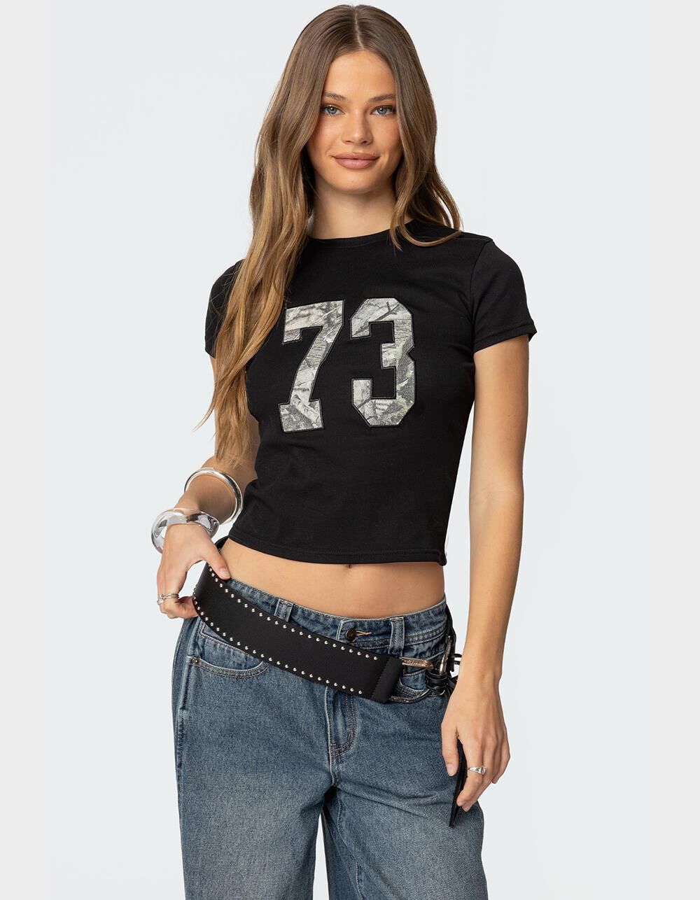 EDIKTED Camo 73 Tee