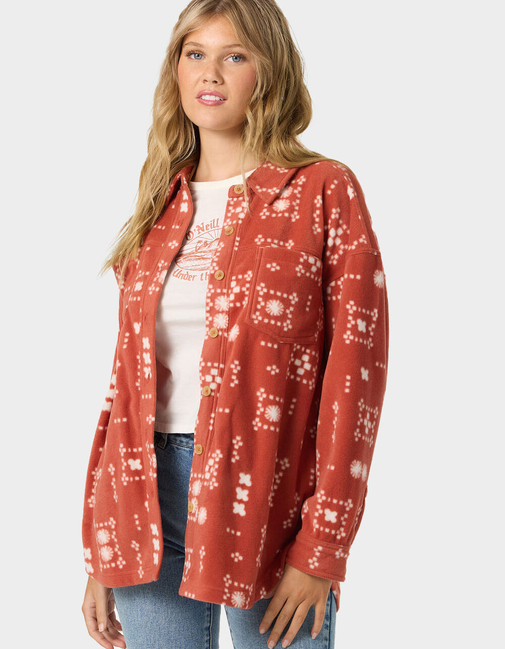 O'NEILL Rune Superfleece Womens Shacket