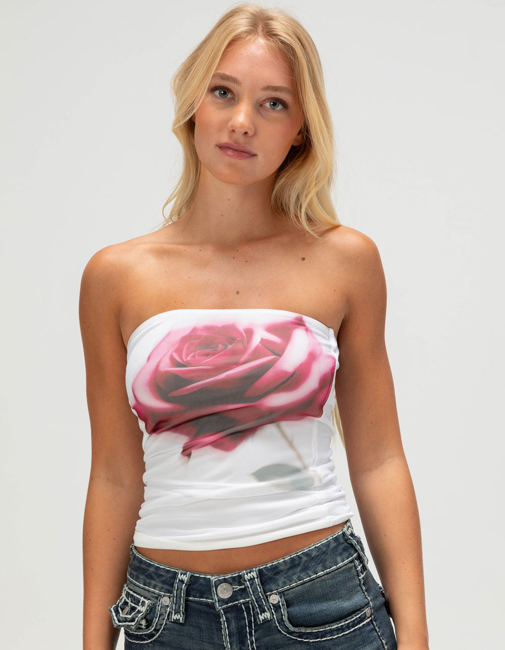 FULL TILT Flower Womens Tube Top