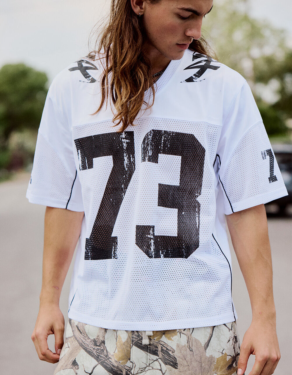 RSQ Mens Mesh Football Jersey