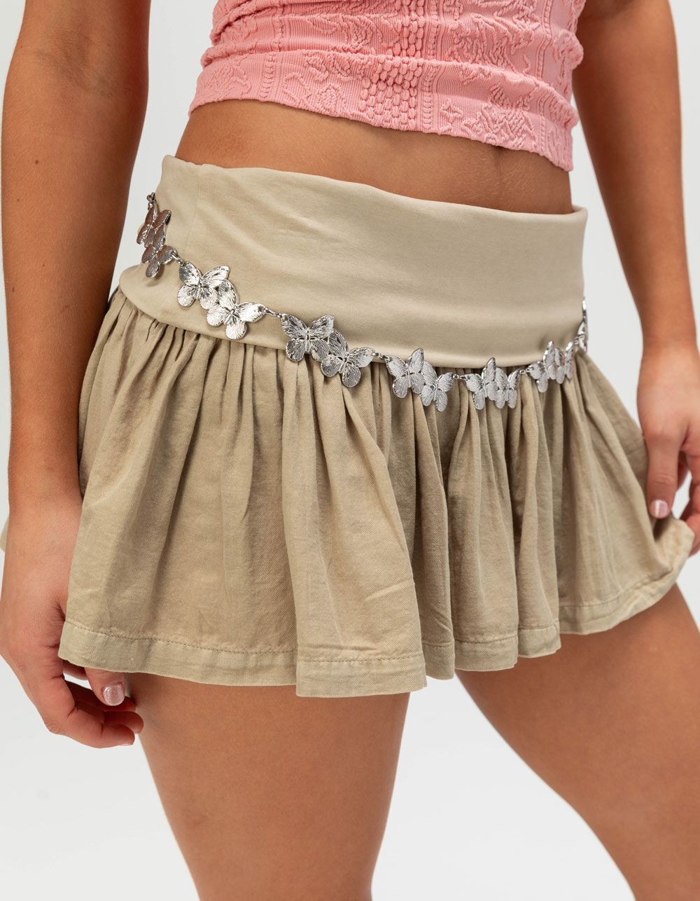Dainty Butterfly Chain Belt