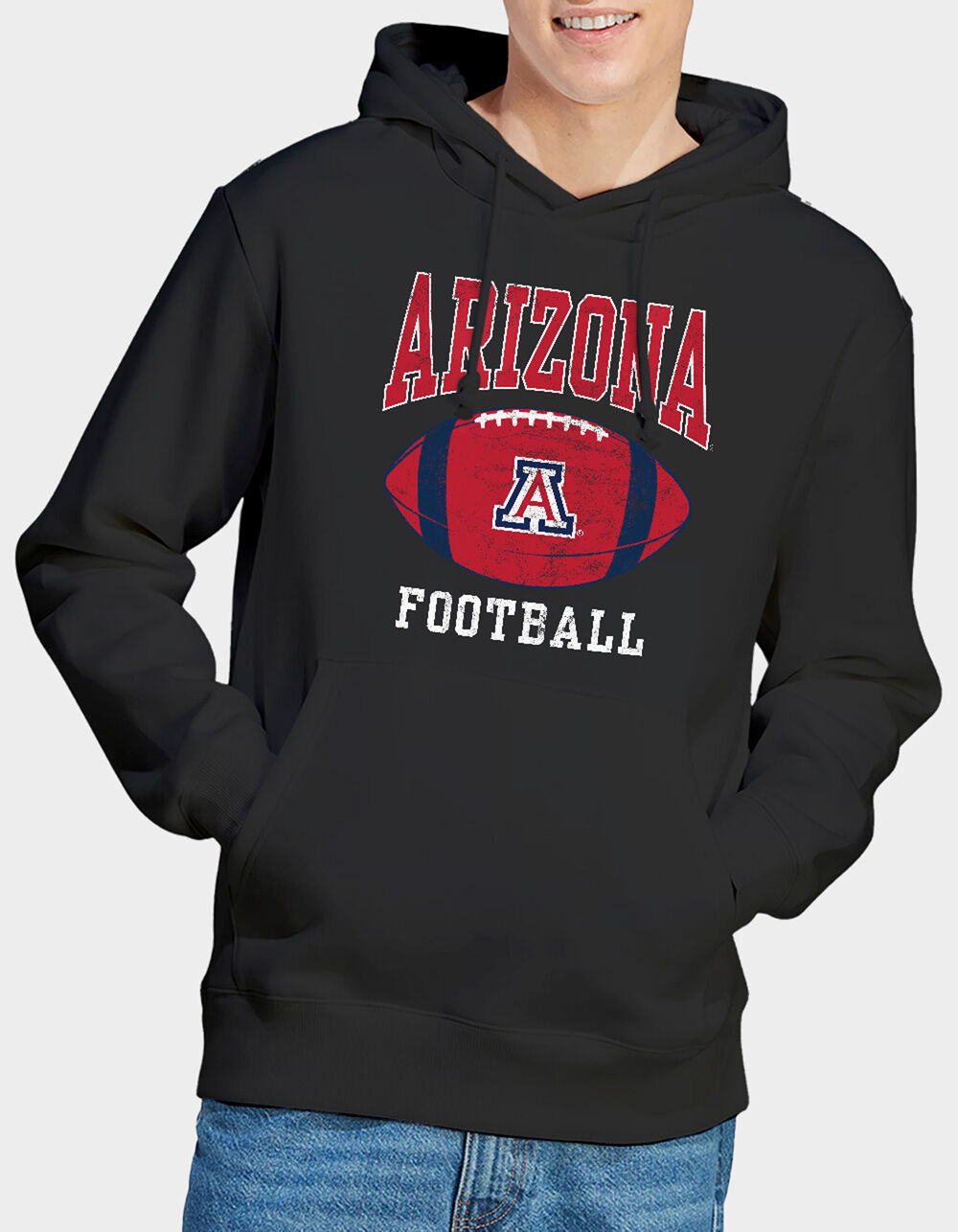 THE UNIVERSITY OF ARIZONA Football Ball Mens Hoodie