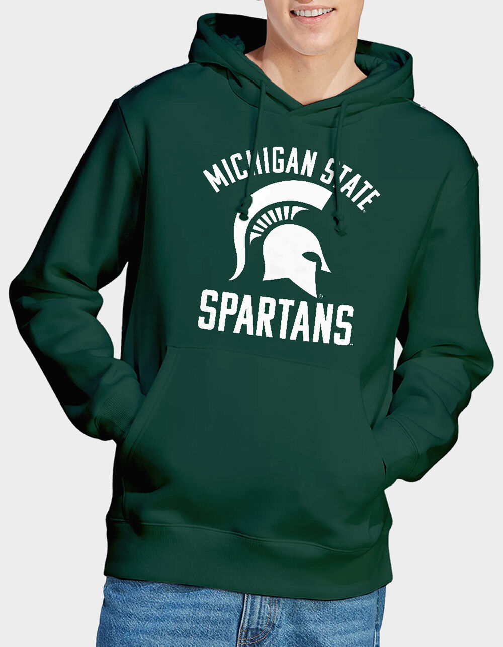MICHIGAN STATE UNIVERSITY Spartans Logo Mens Hoodie