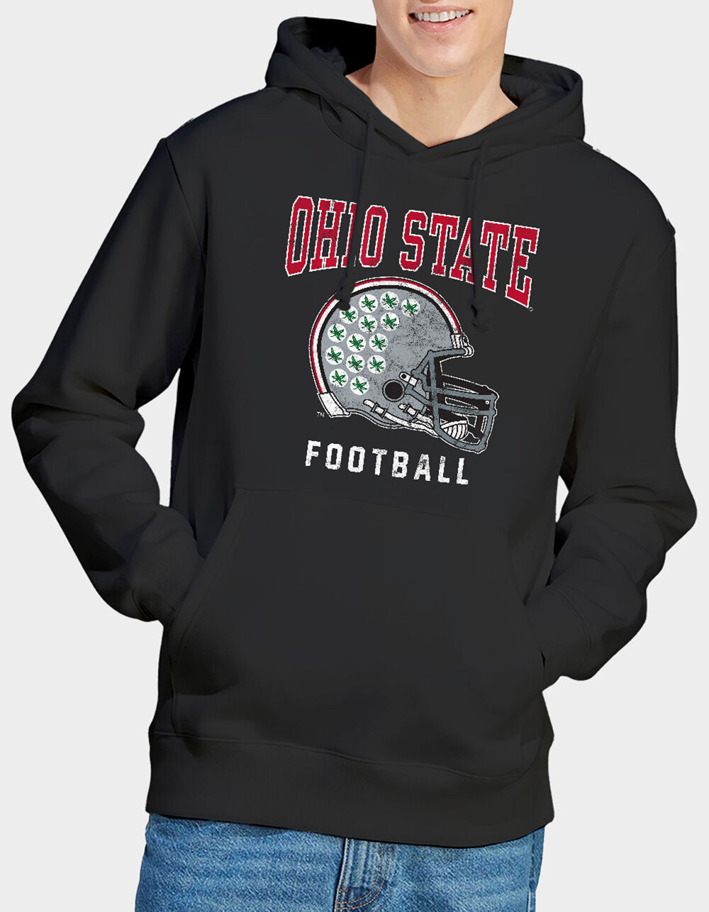 THE OHIO STATE UNIVERSITY Football Helmet Mens Hoodie