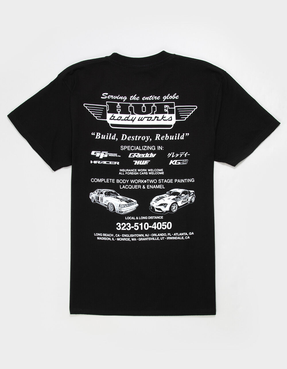 HUF x GReddy Body Work Mens Tee