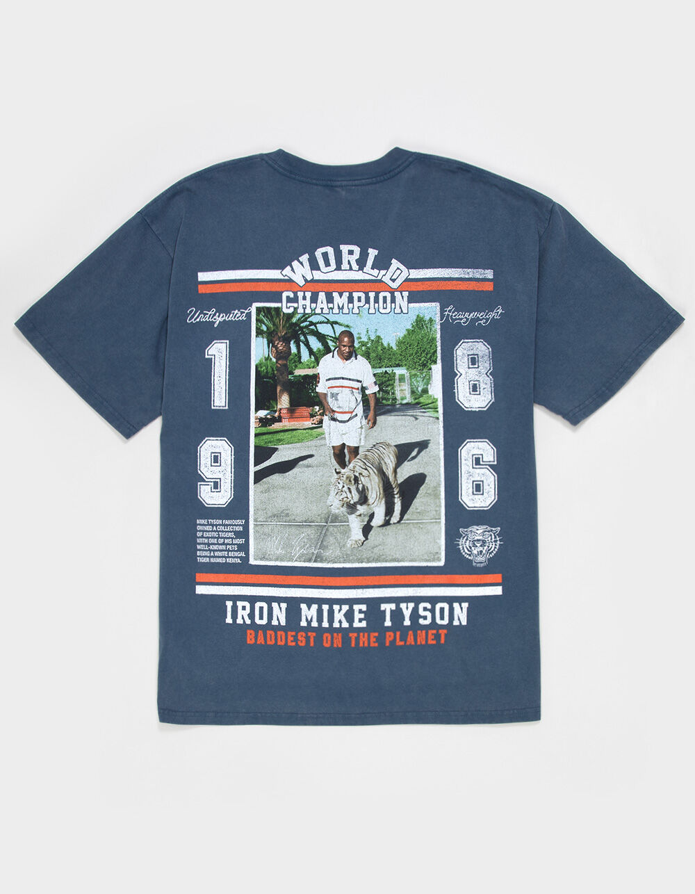 MIKE TYSON Tiger Walk Mens Boxy Tee