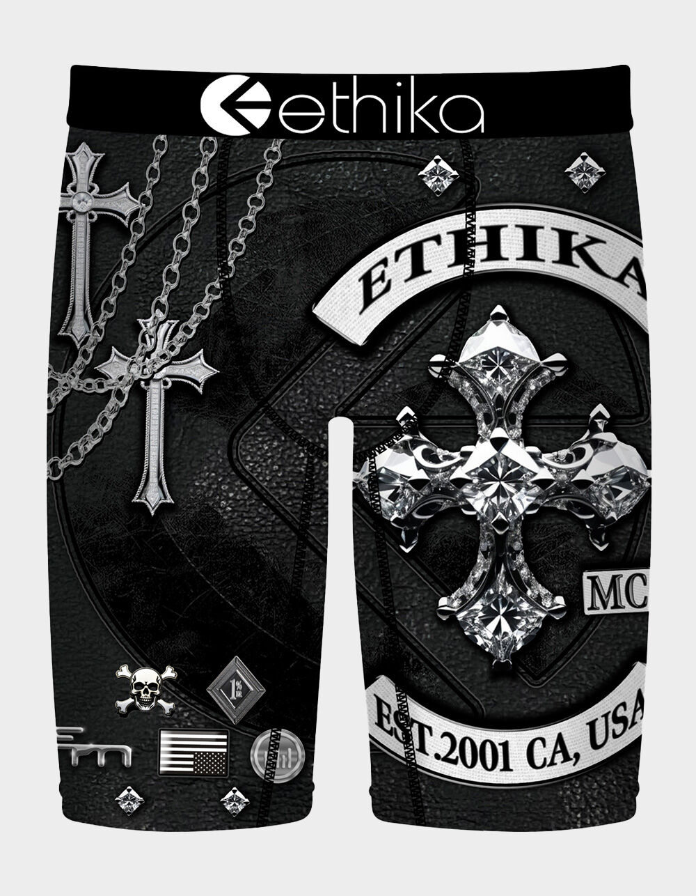 ETHIKA Tore Up Staple Mens Boxer Briefs
