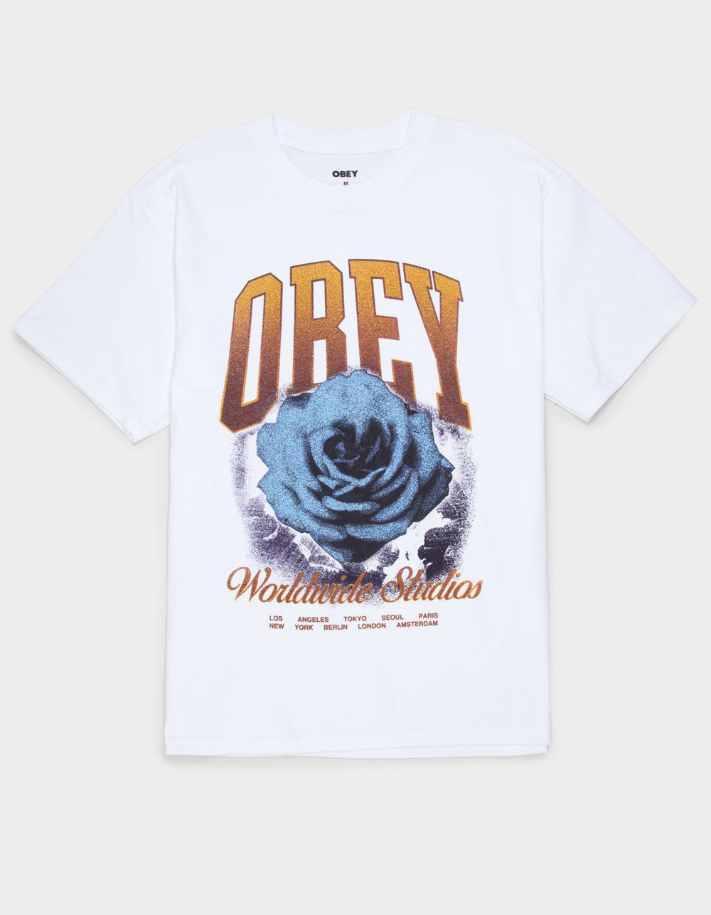 OBEY Studio Rose Mens Heavyweight Boxy Tee
