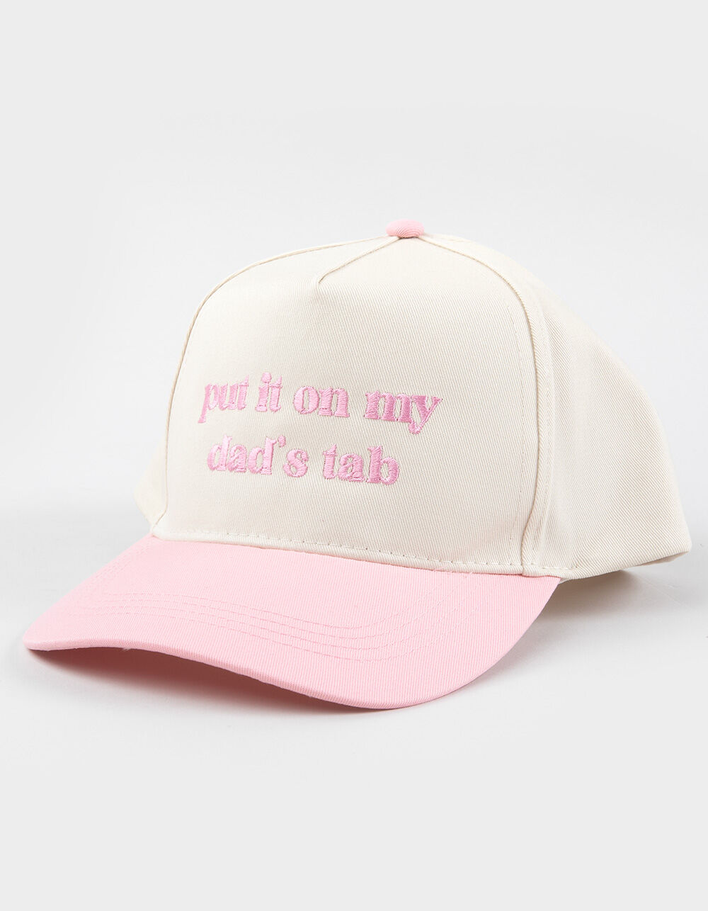 Dad's Tab Two Tone Womens Snapback Hat