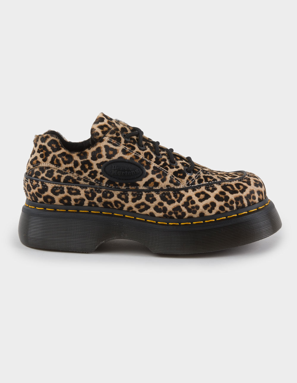 DR. MARTENS Buzz 5-Eye Womens Leopard Shoes