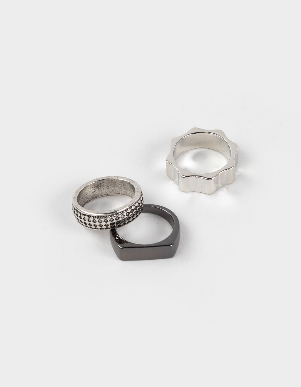 RSQ 3 Pack Mens Rings