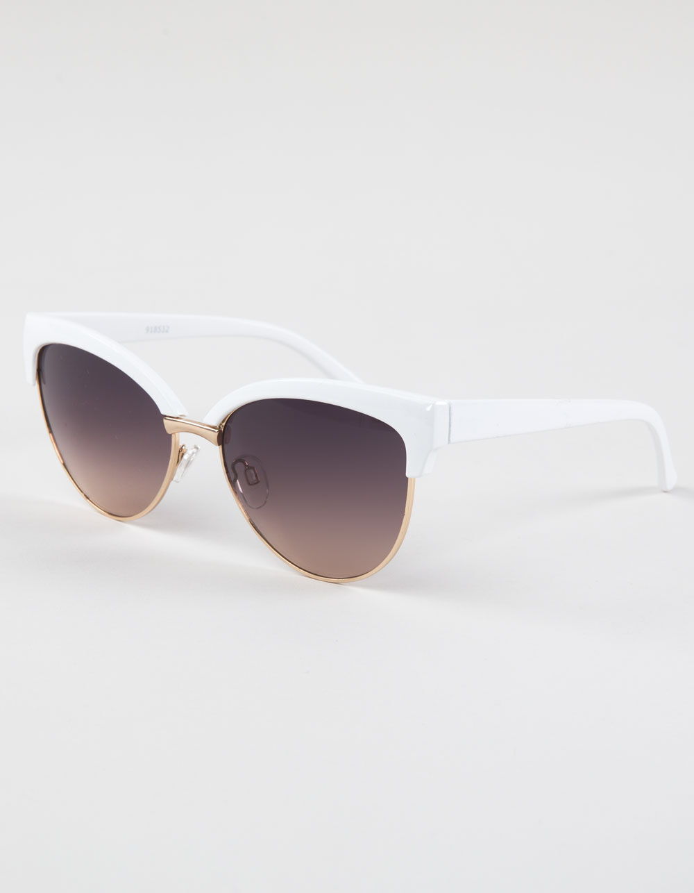 RSQ Cat Eye Semi Metal Sunglasses