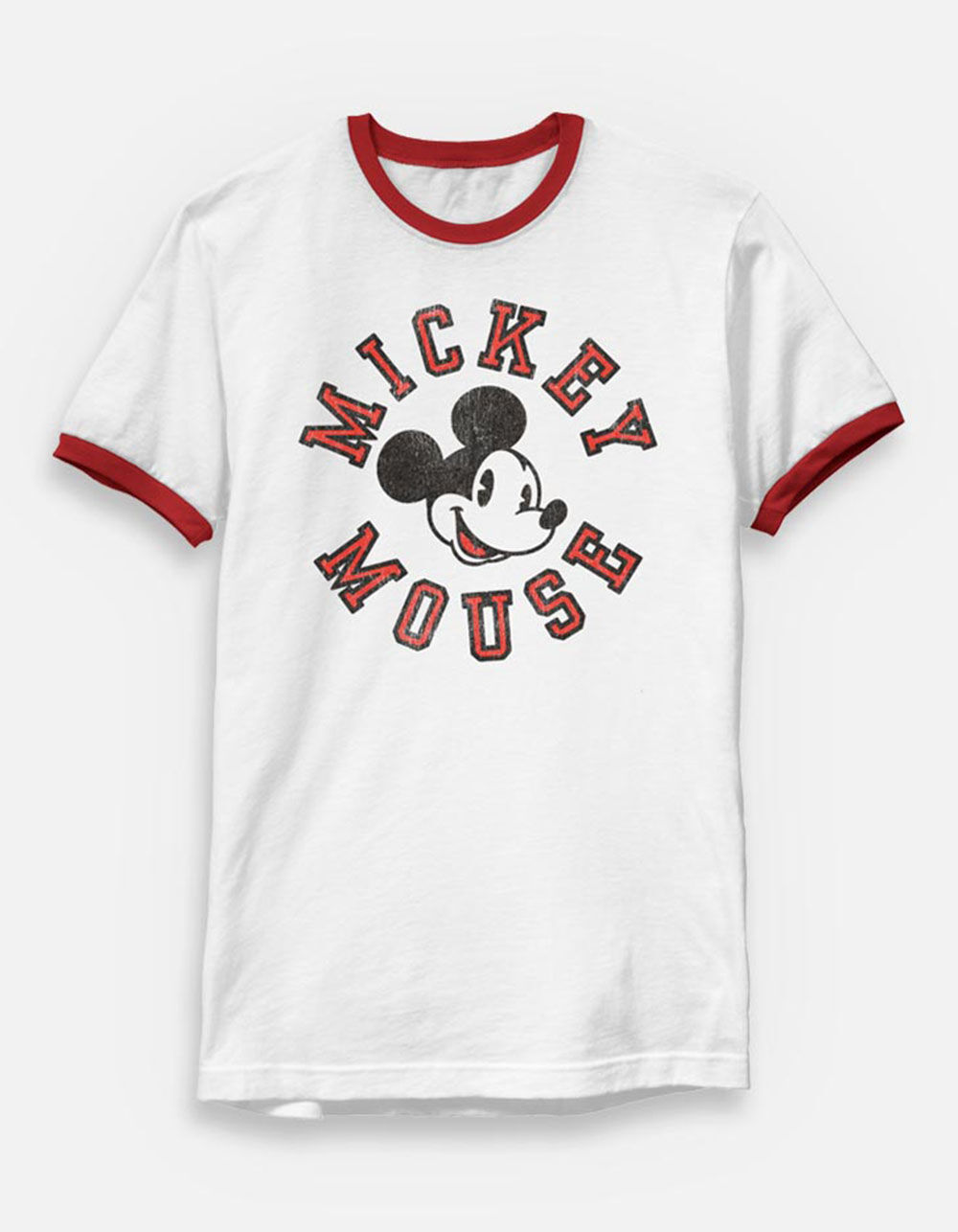 DISNEY Mickey Mouse Circle Unisex Ringer Tee