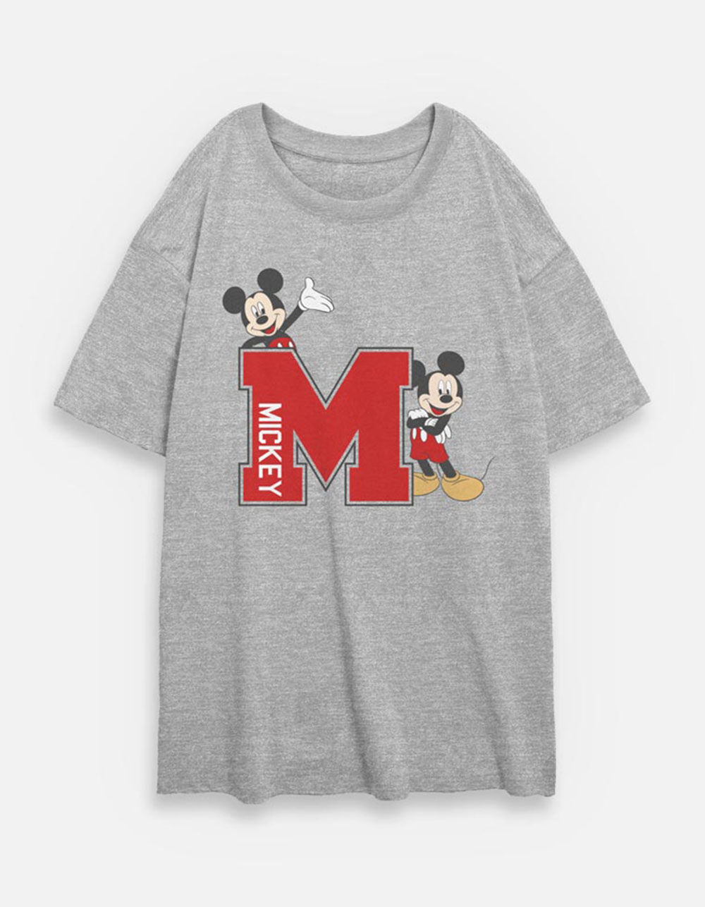 DISNEY Mickey Varsity Unisex Oversized Tee