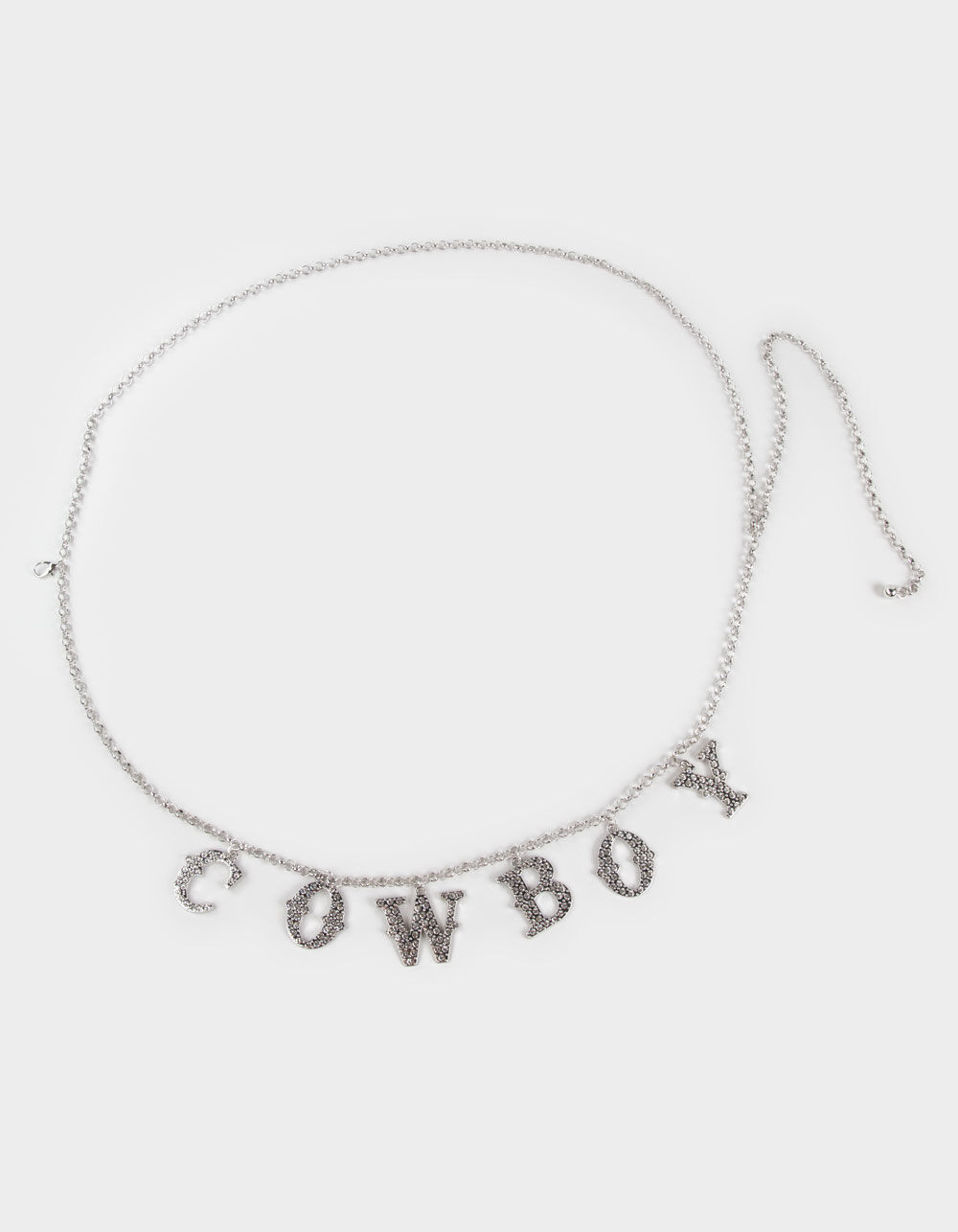 Rhinestone Cowboy Womens Chain Belt