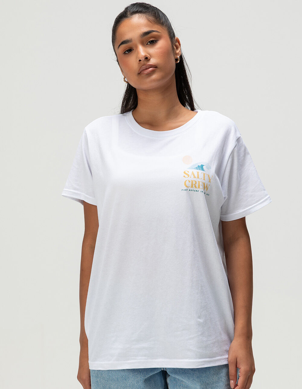 SALTY CREW Waterways Womens Boyfriend Tee