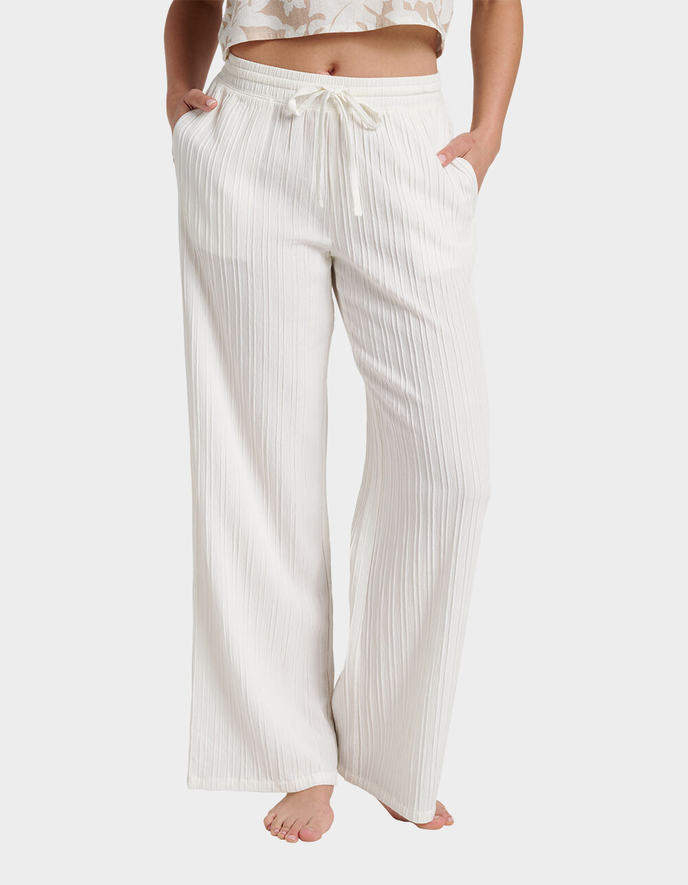 QUIKSILVER Oceanview Textured Womens Pants