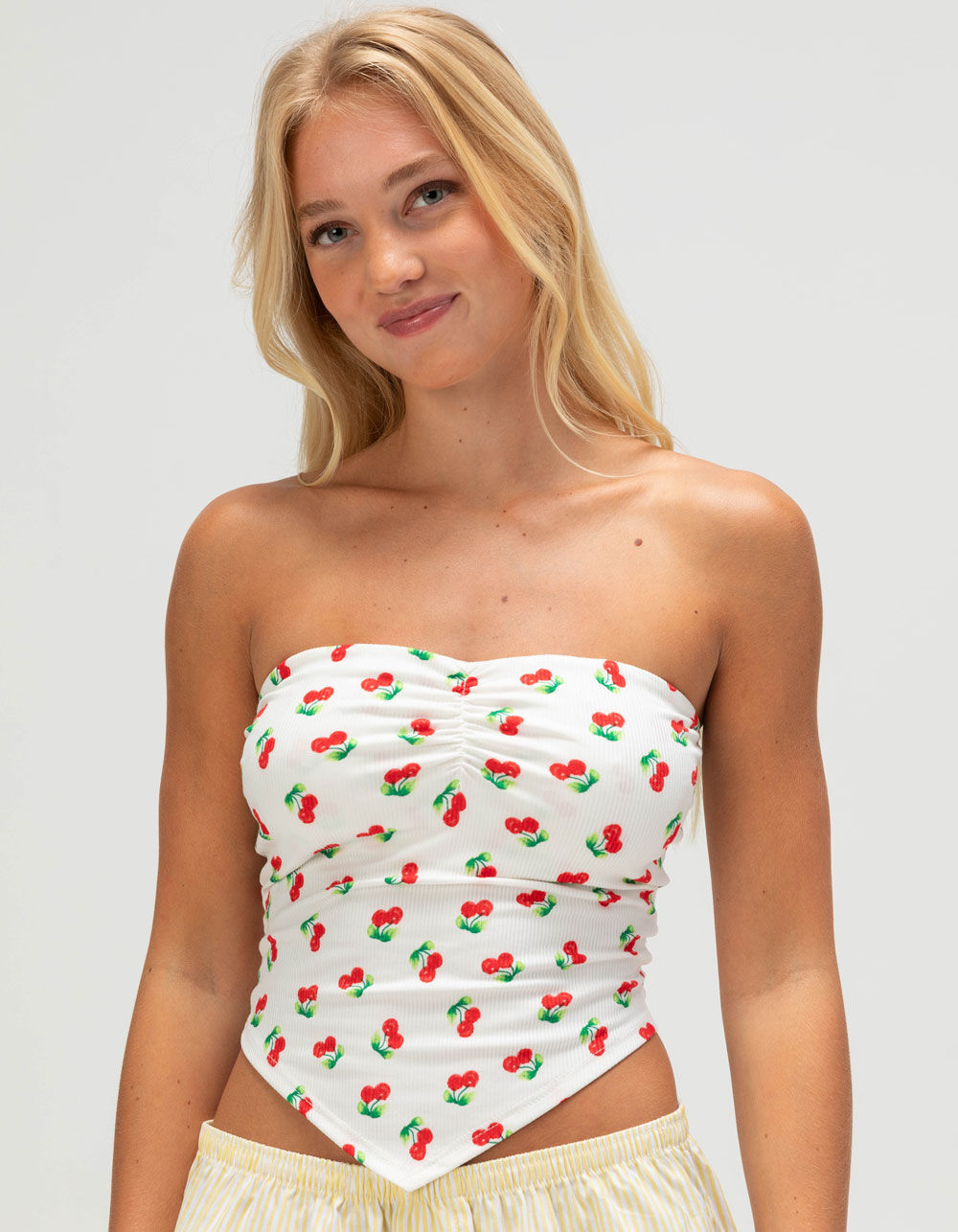 FULL TILT Cherry Womens Hanky Tube Top