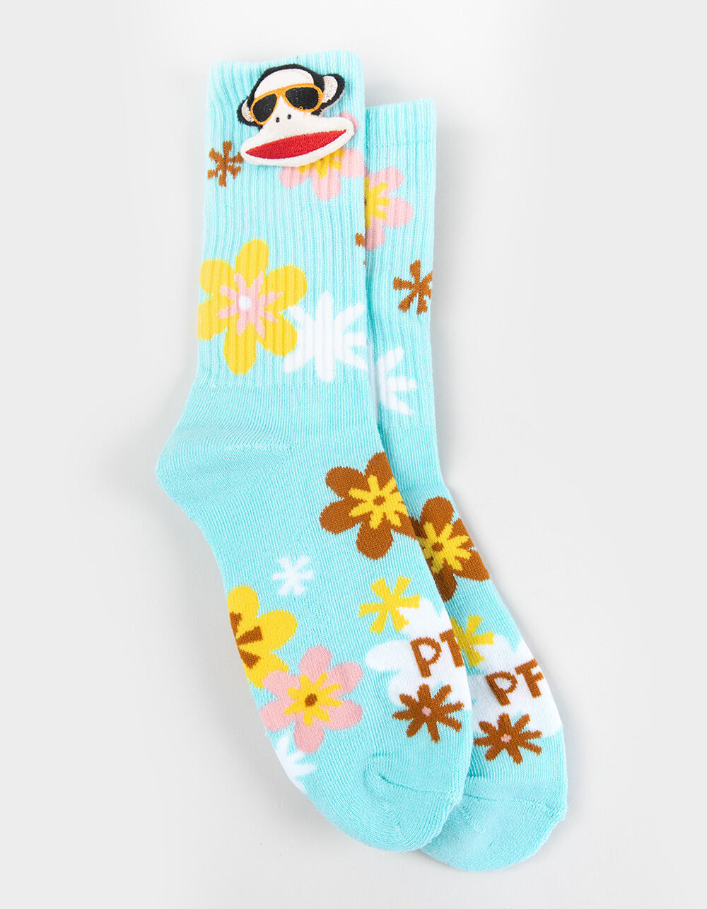 PAUL FRANK Pom Head Womens Crew Socks