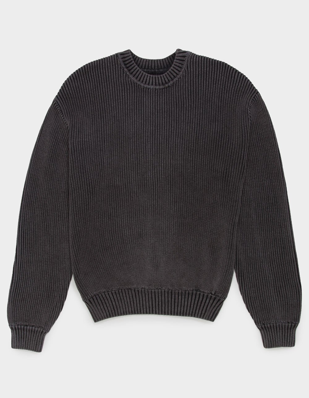 RSQ Mens Washed Crewneck Sweater