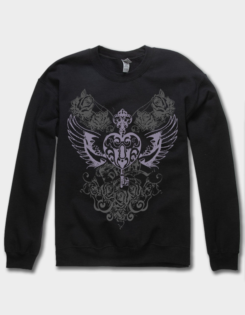 WINGS Key Heart Wings Unisex Crewneck Sweatshirt