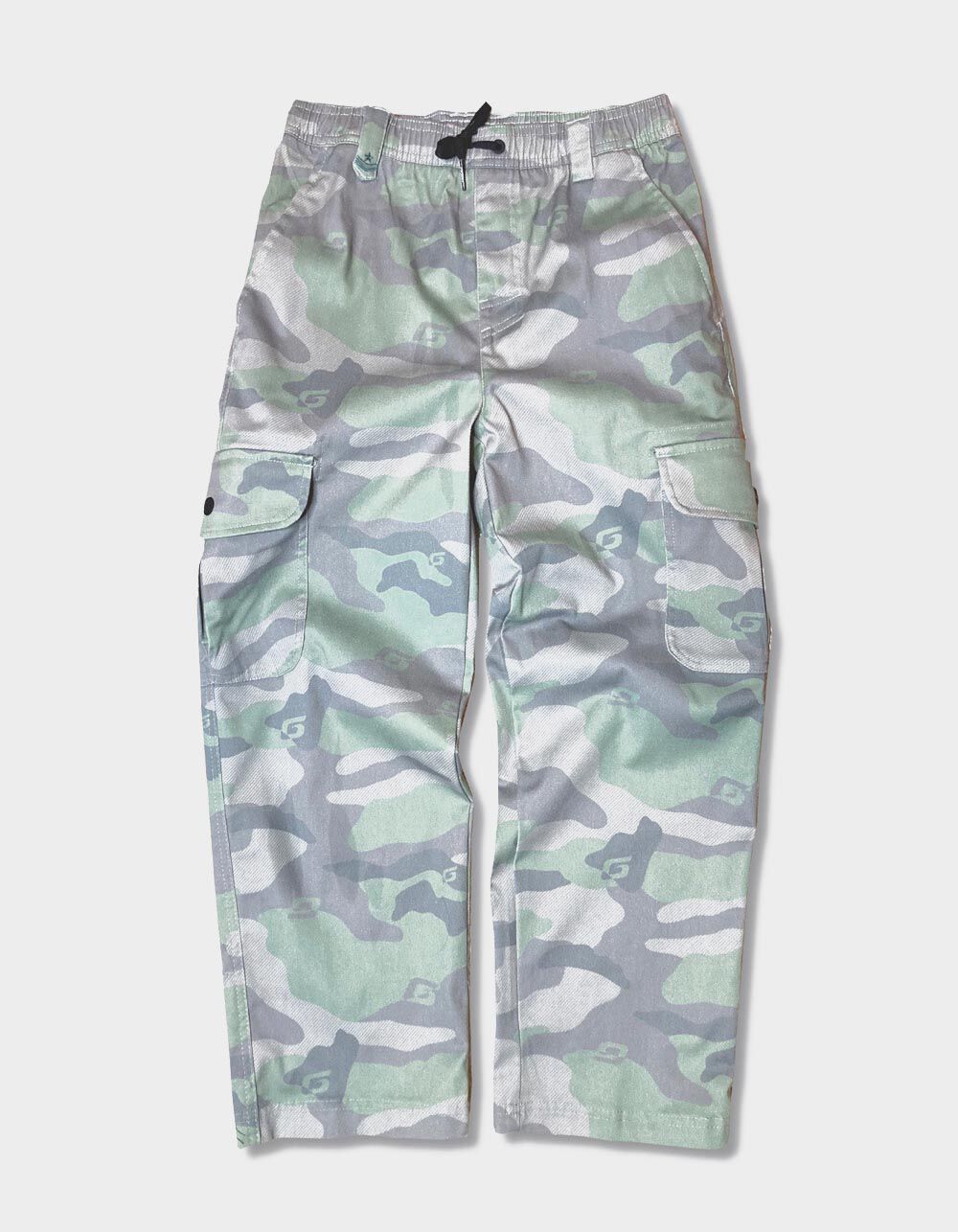 GROM Ride Right Drawstring Super Baggy Boys Cargo Pants