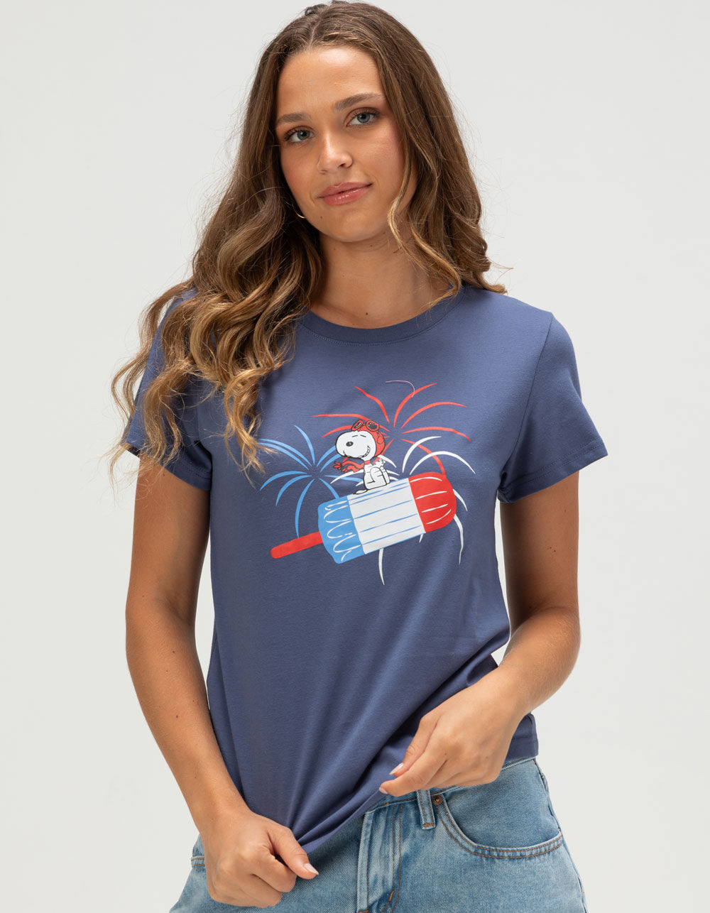 PEANUTS Snoopy Popsicle Womens Tee