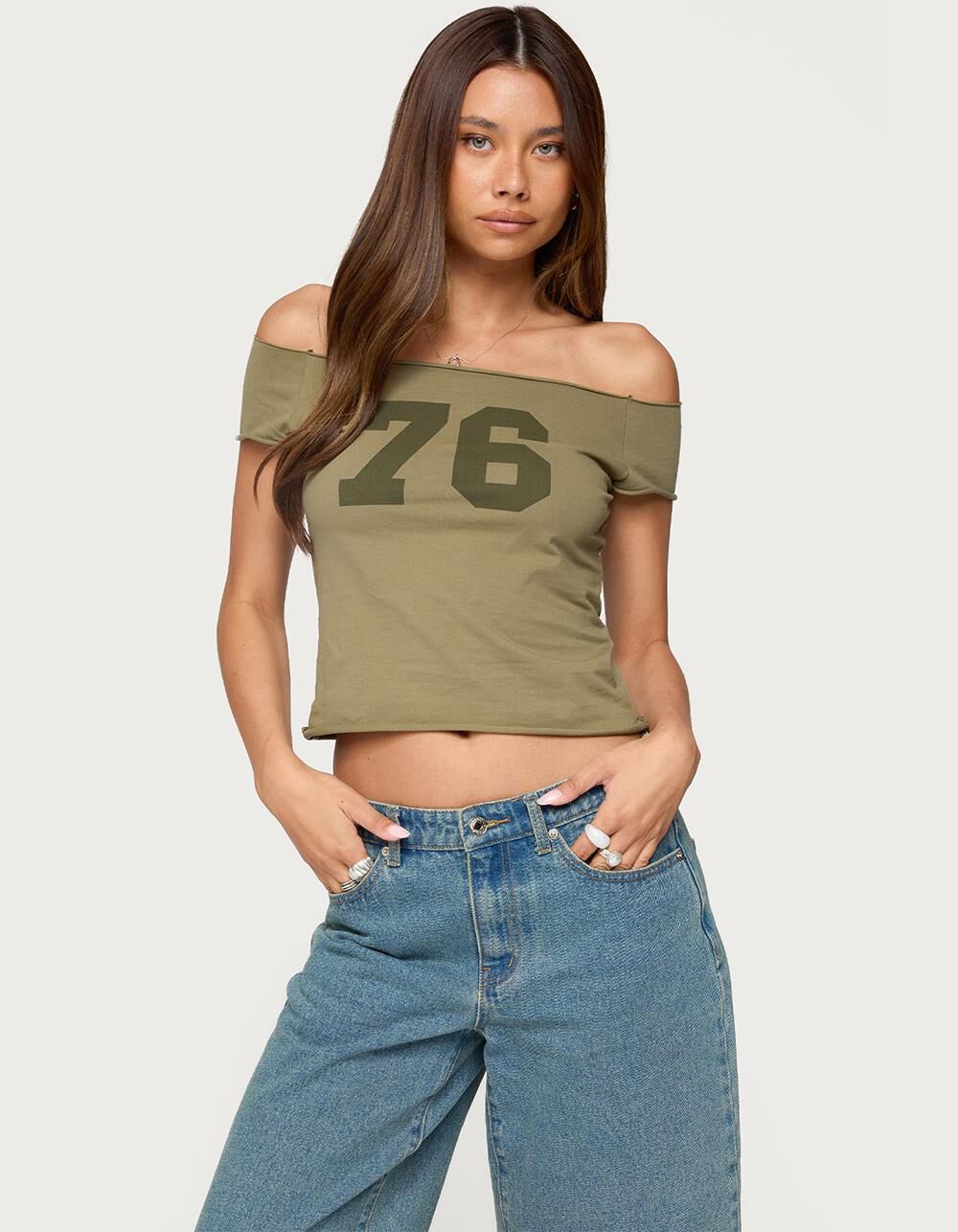 EDIKTED 76 Off Shoulder Top